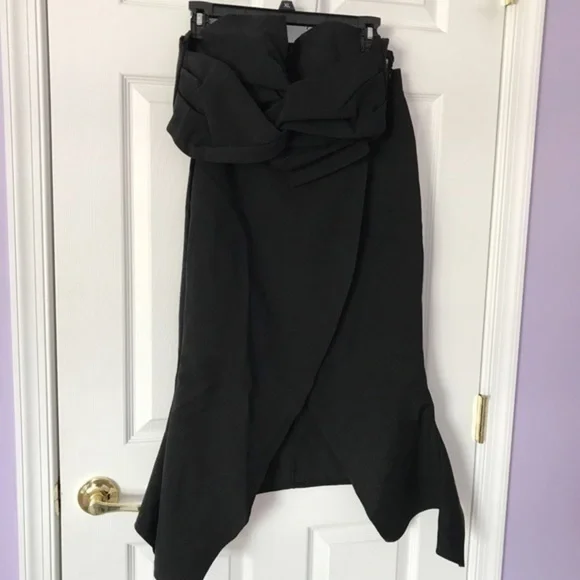 Black 2 piece midi skirt set - Picture 2 of 7